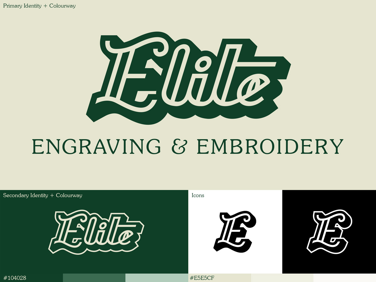 Alternative logo layouts and colour profiles.