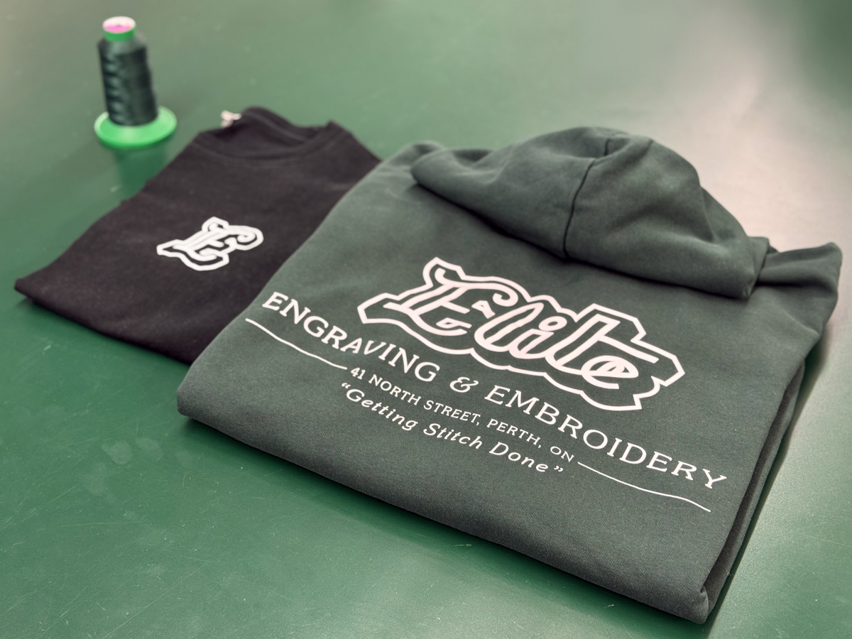 Branded apparel.
