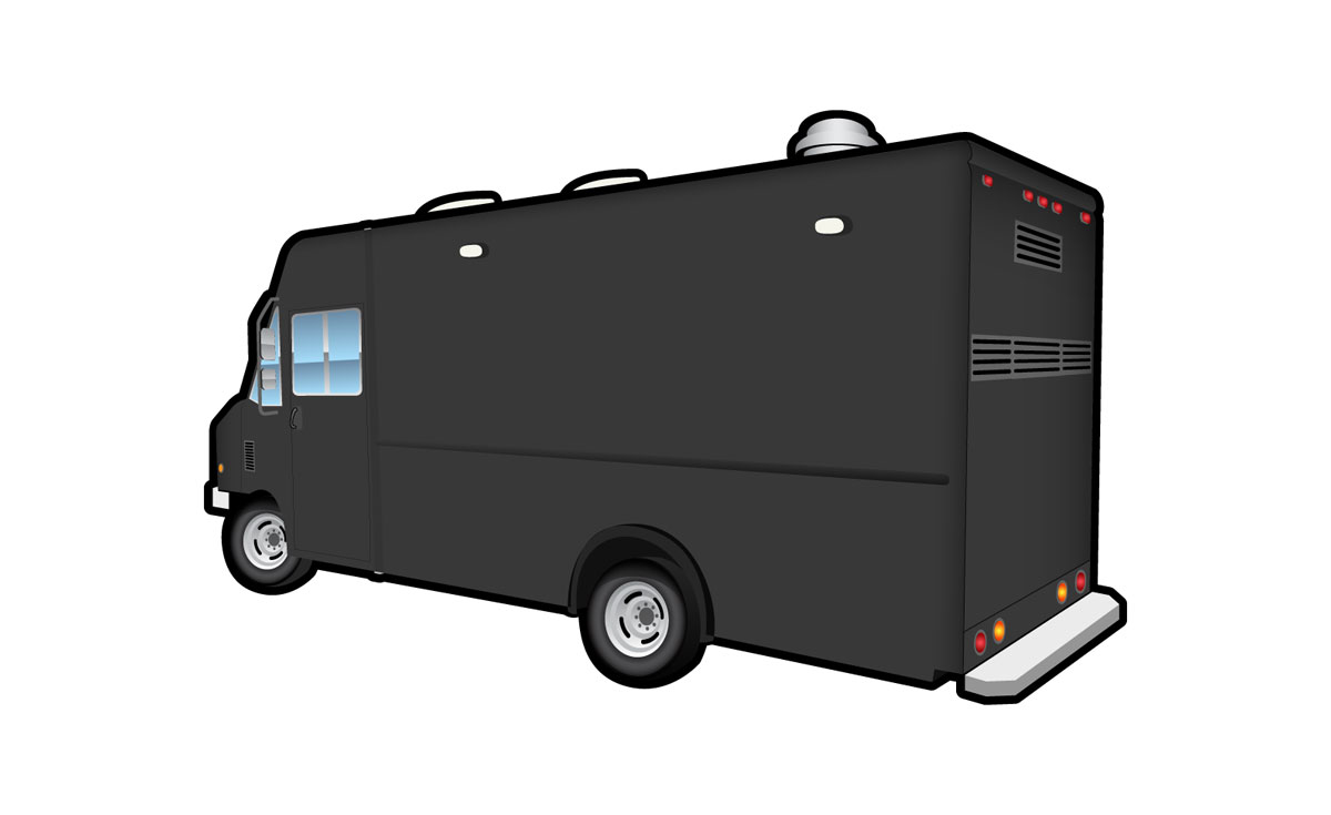 Food Truck illustration template 04