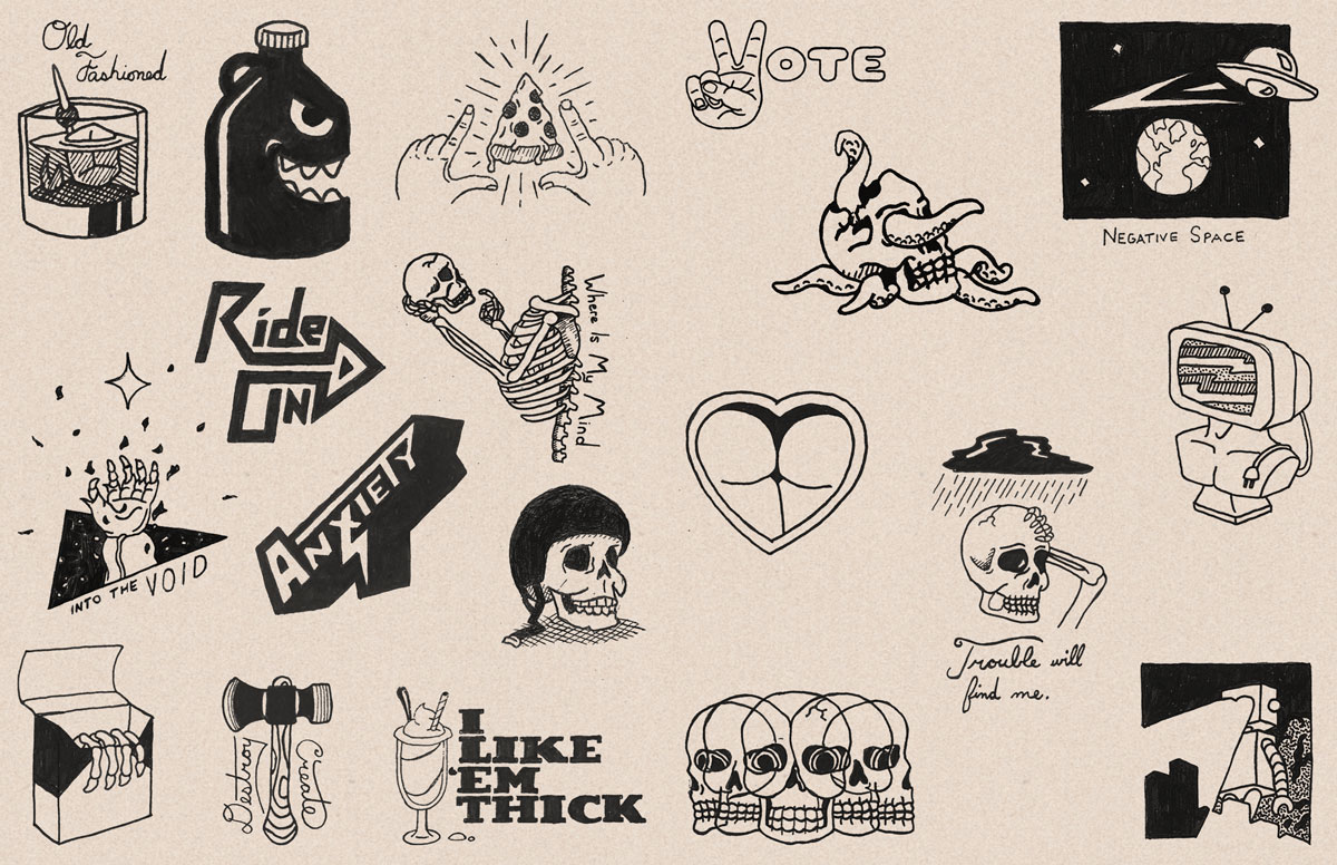 Drawctober 2019 flashsheet